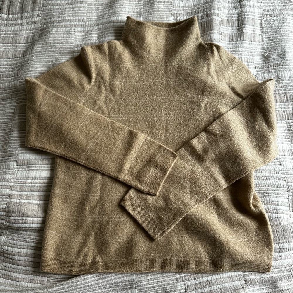 Vince Boiled Cashmere Funnelneck